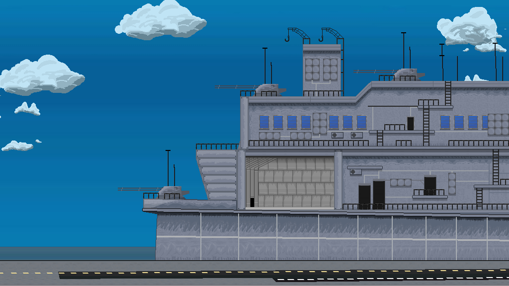 Background image showing a warship on the ocean!